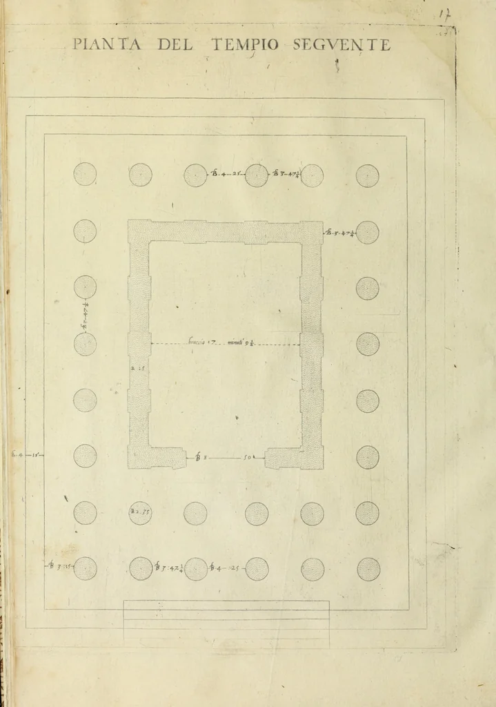 An illustration from Libro d'Antonio Labacco appartenente a l'architettvra nel qval si figvrano alcvne notabili antiqvita di Roma, 1570, leaf 25