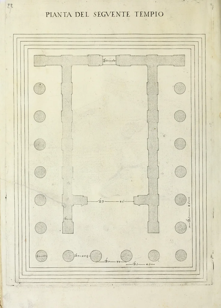 An illustration from Libro d'Antonio Labacco appartenente a l'architettvra nel qval si figvrano alcvne notabili antiqvita di Roma, 1570, leaf 45