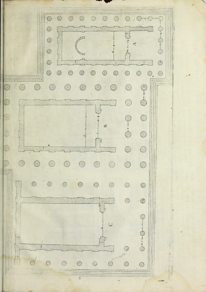 An illustration from Libro d'Antonio Labacco appartenente a l'architettvra nel qval si figvrano alcvne notabili antiqvita di Roma, 1570, leaf 60