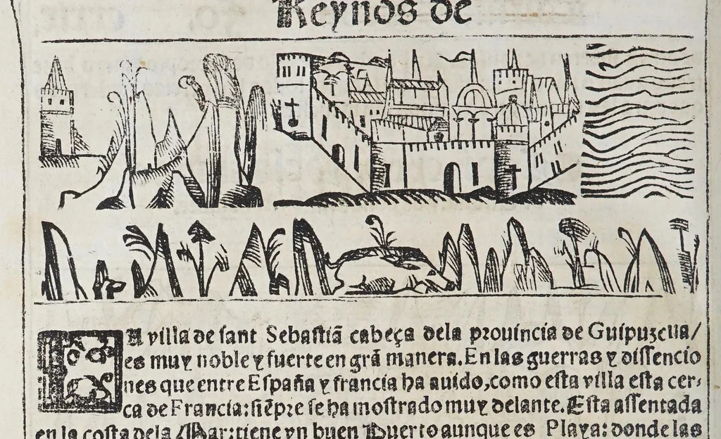 An illustration from Libro de grandezas y cosas memorables de España, 1549, leaf 282