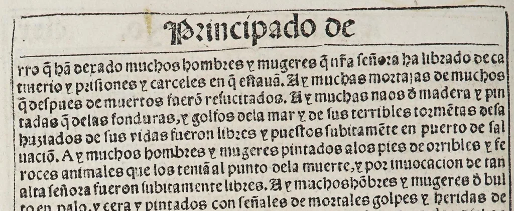 An illustration from Libro de grandezas y cosas memorables de España, 1549, leaf 364