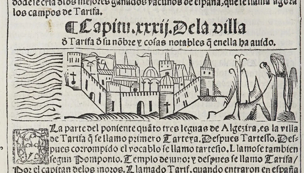 An illustration from Libro de grandezas y cosas memorables de España, 1549, leaf 96