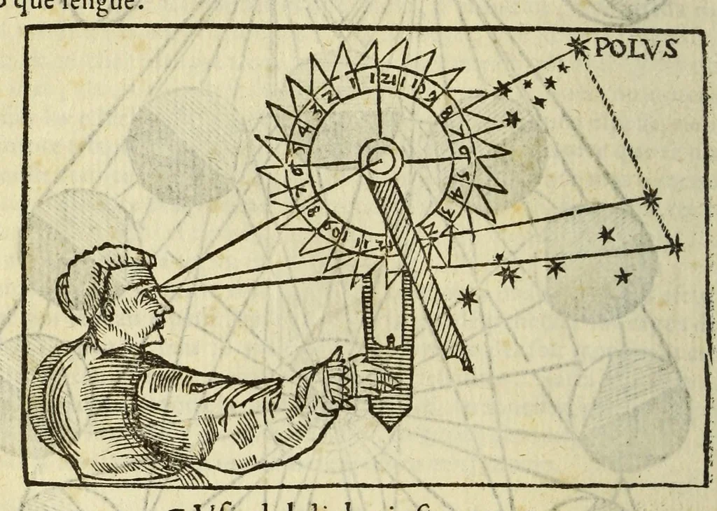 An illustration from Libro de la cosmographia, 1548, leaf 122