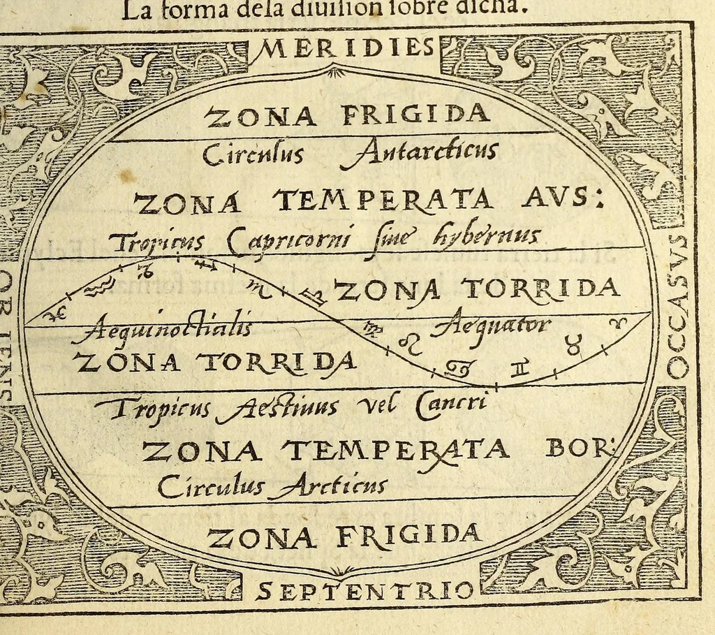 An illustration from Libro de la cosmographia, 1548, leaf 21