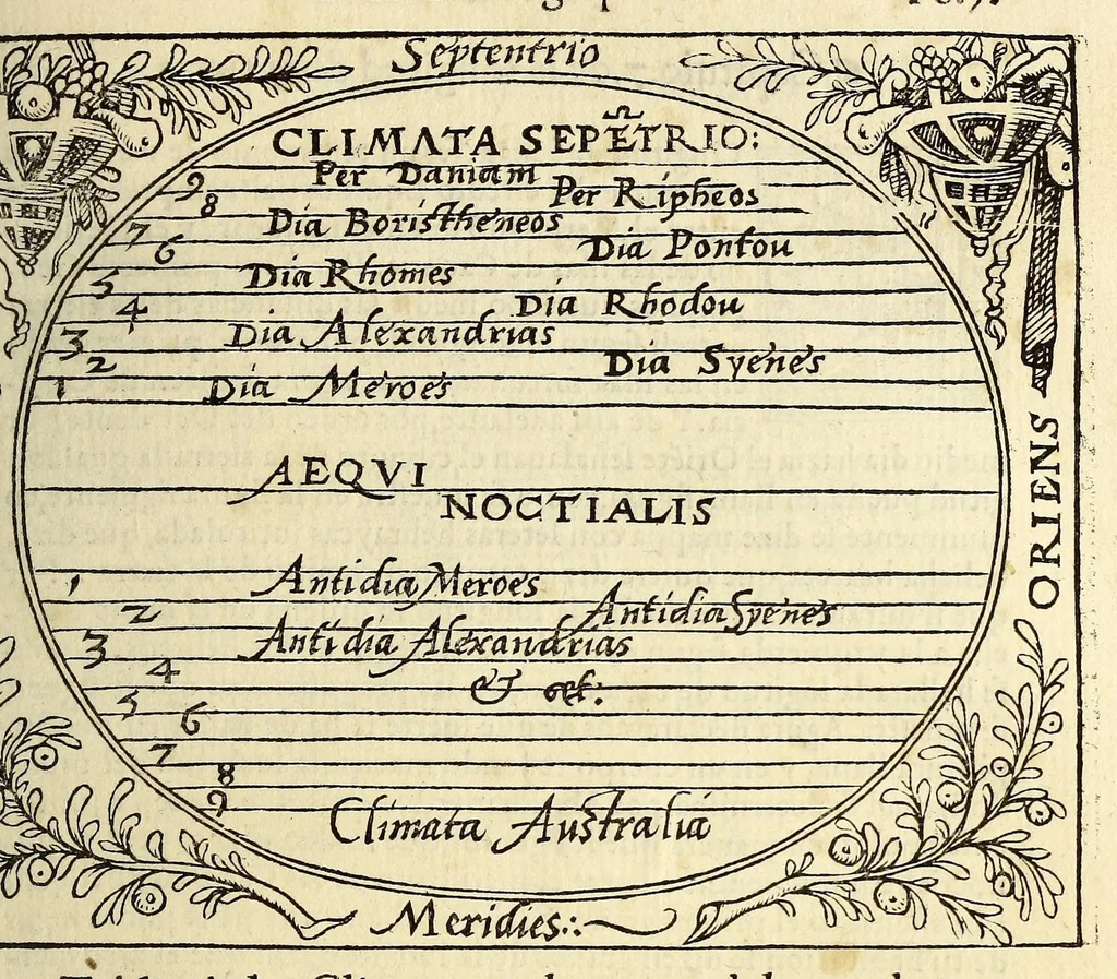 An illustration from Libro de la cosmographia, 1548, leaf 25