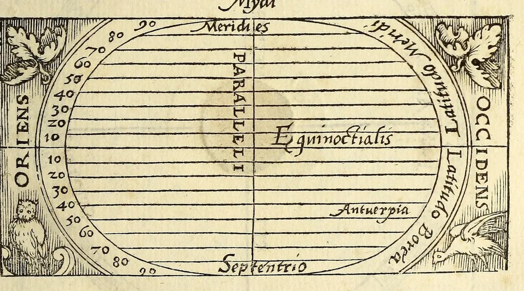 An illustration from Libro de la cosmographia, 1548, leaf 27