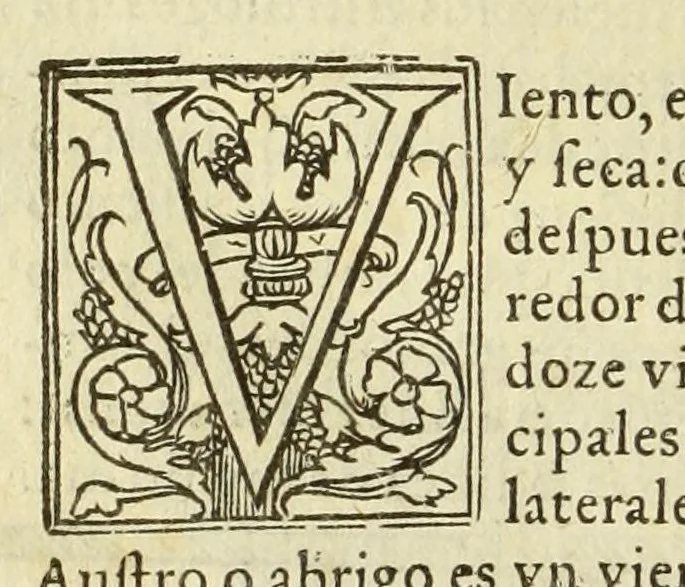 An illustration from Libro de la cosmographia, 1548, leaf 62