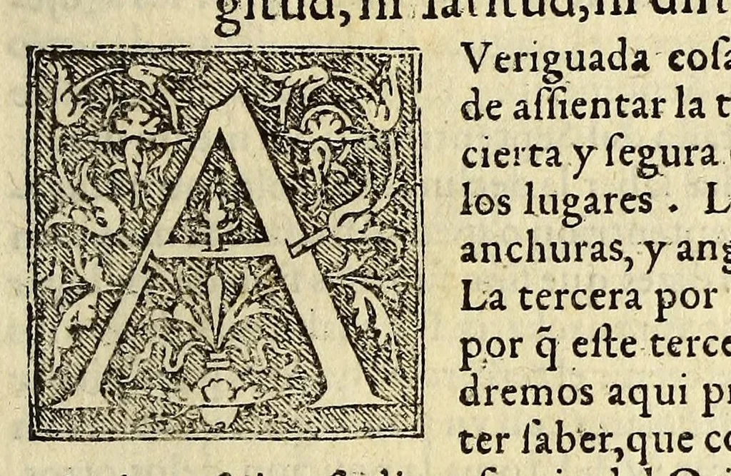 An illustration from Libro de la cosmographia, 1548, leaf 117