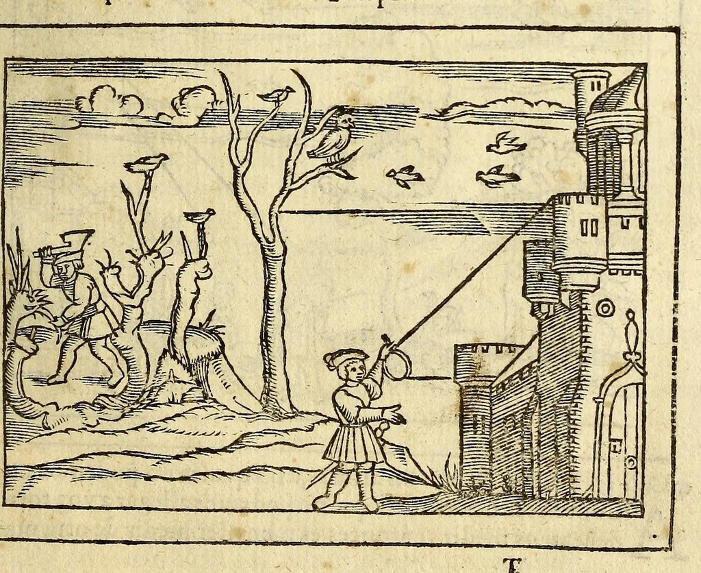 An illustration from Libro de la cosmographia, 1548, leaf 141