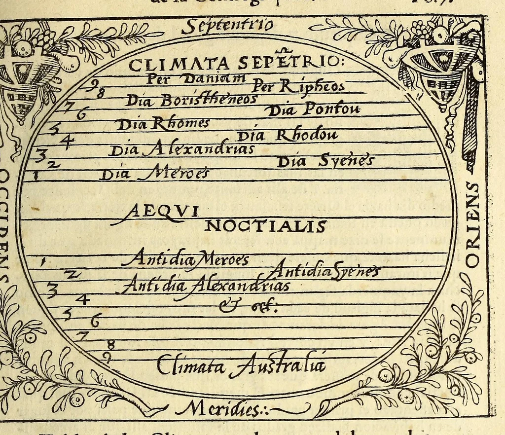 An illustration from Libro de la cosmographia, 1548, leaf 21