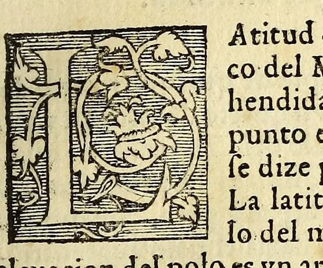 An illustration from Libro de la cosmographia, 1548, leaf 23