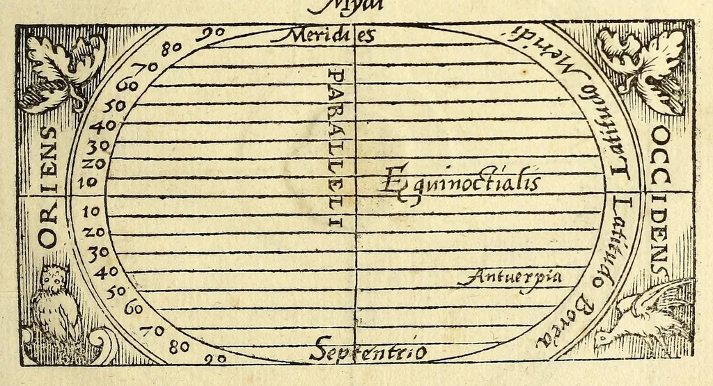 An illustration from Libro de la cosmographia, 1548, leaf 23