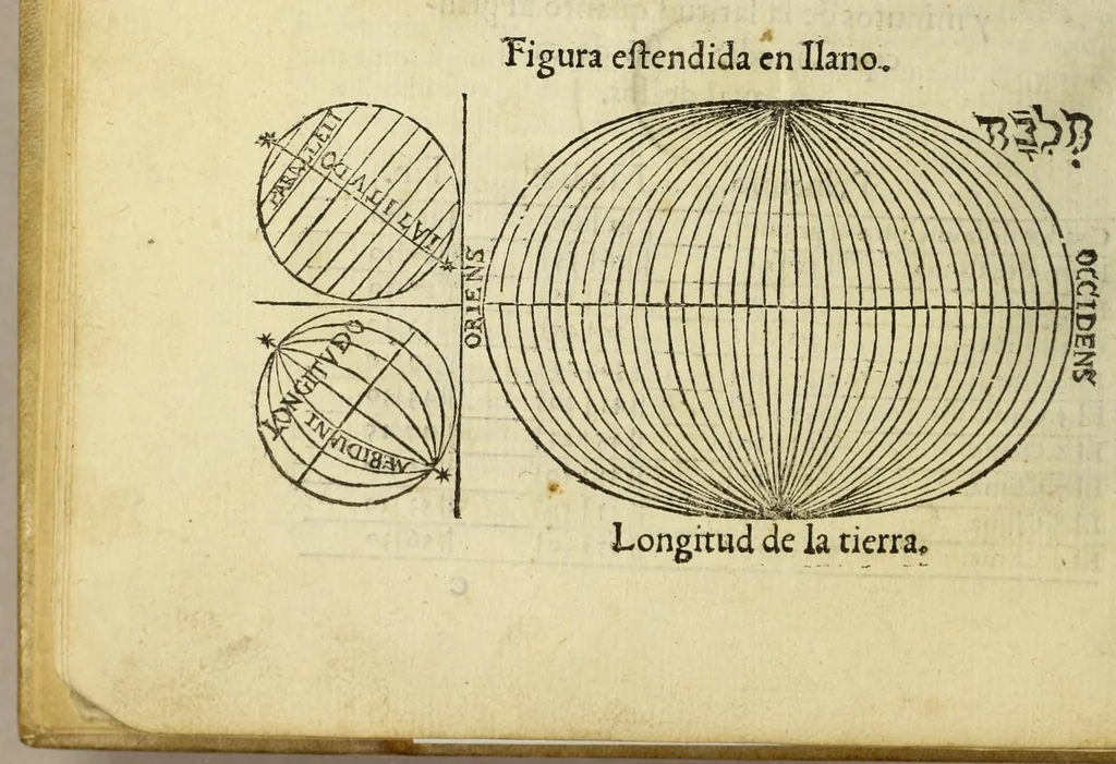 An illustration from Libro de la cosmographia, 1548, leaf 24
