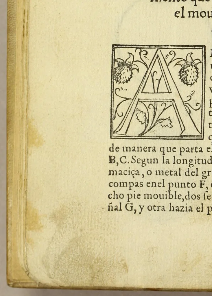 An illustration from Libro de la cosmographia, 1548, leaf 36