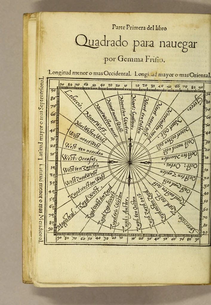 An illustration from Libro de la cosmographia, 1548, leaf 64