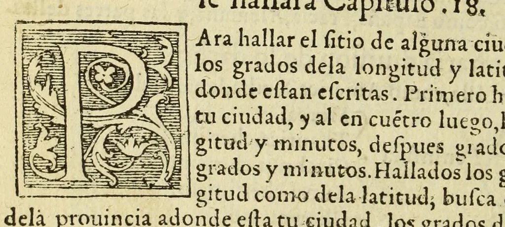 An illustration from Libro de la cosmographia, 1548, leaf 68