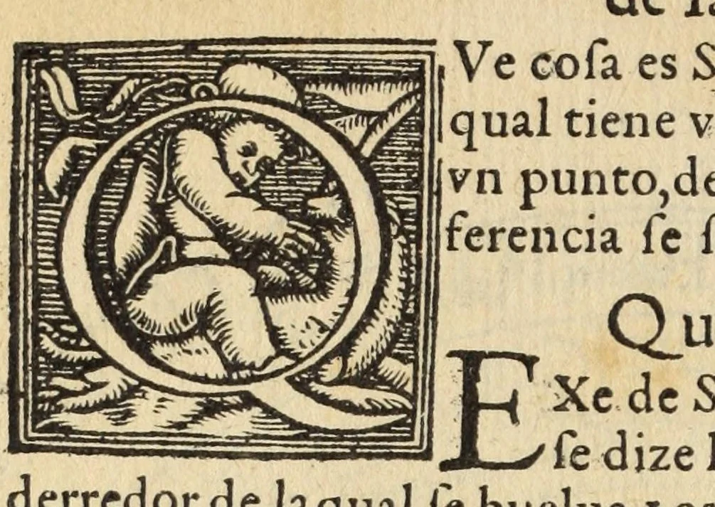 An illustration from Libro de la cosmographia, 1548, leaf 10