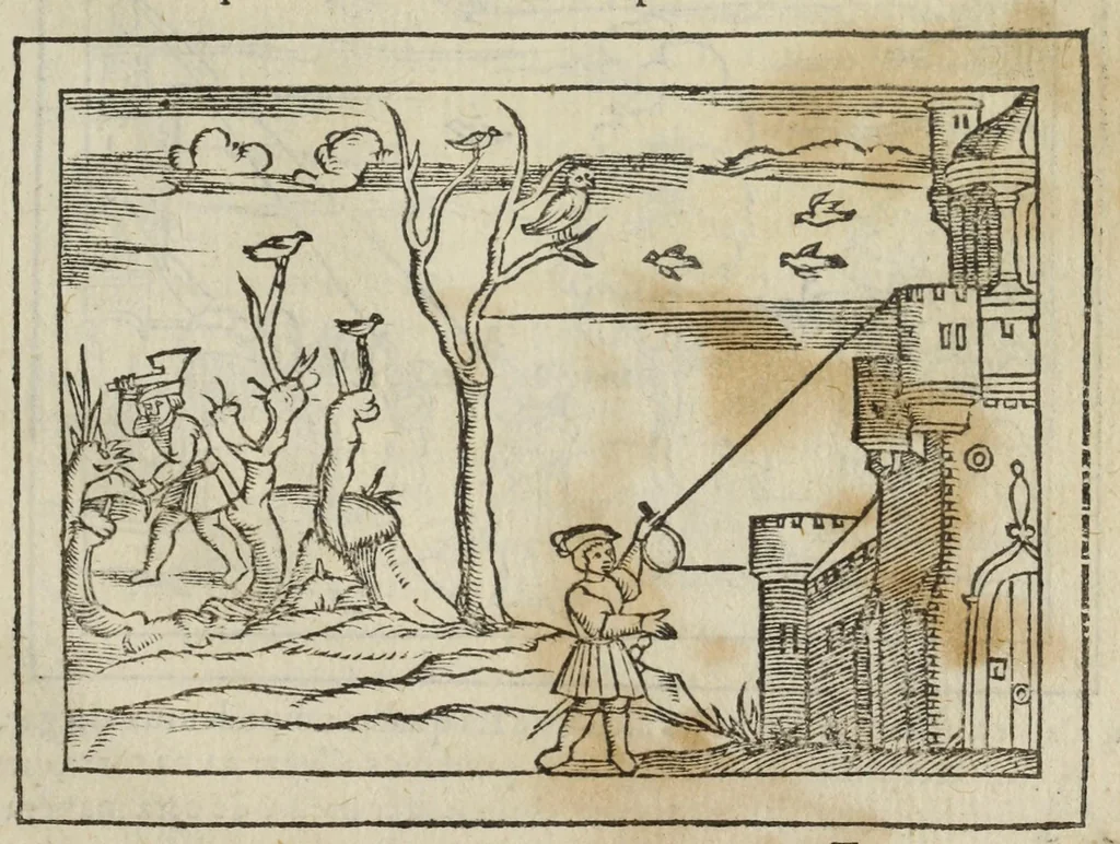 An illustration from Libro de la cosmographia, 1548, leaf 139