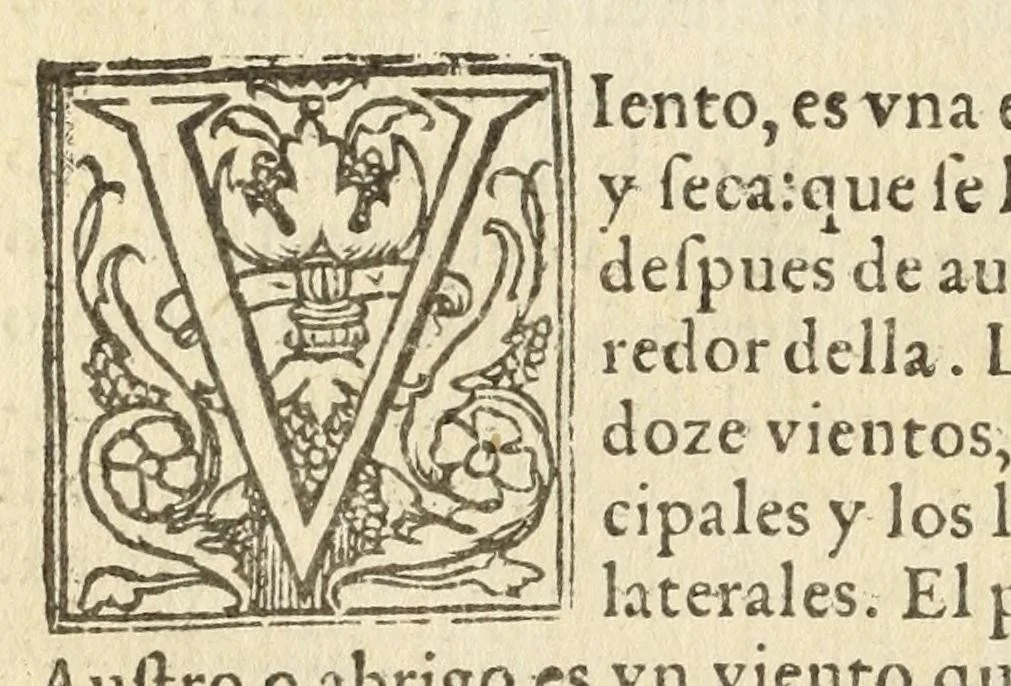 An illustration from Libro de la cosmographia, 1548, leaf 54