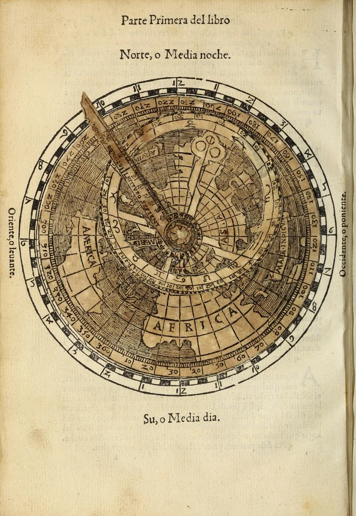 An illustration from Libro de la cosmographia, 1548, leaf 66