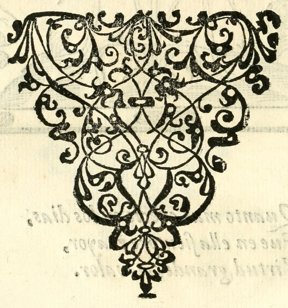 An illustration from Libro de las honras que hizo el Colegio de la Co[m]pañia de Iesus de Madrid, à la M.C. de la Emperatriz doña Maria de Austria, fundadora del dicho Colegio, que se celebraron a 21. de Abril de 1603, 1603, leaf 104