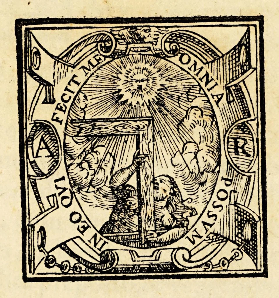 An illustration from Libro del consolato de' marinari. : nelquale si comprendono tutti gli statuti, & ordini disposti da gli antichi per ogni caso di mercantia, ò di nauigare, cosi à beneficio de' marinari, come de' mercanti, & patron de' nauilij. : con l'aggiunta delle ordinationi sopra l'armate di mare, sicurtà, entrate, & uscite, 1566, leaf 5
