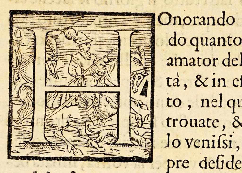 An illustration from Libro del consolato de' marinari. : nelquale si comprendono tutti gli statuti, & ordini disposti da gli antichi per ogni caso di mercantia, ò di nauigare, cosi à beneficio de' marinari, come de' mercanti, & patron de' nauilij. : con l'aggiunta delle ordinationi sopra l'armate di mare, sicurtà, entrate, & uscite, 1566, leaf 7