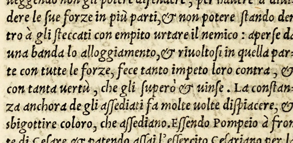 An illustration from Libro dell'arte della guerra, 1540, leaf 216
