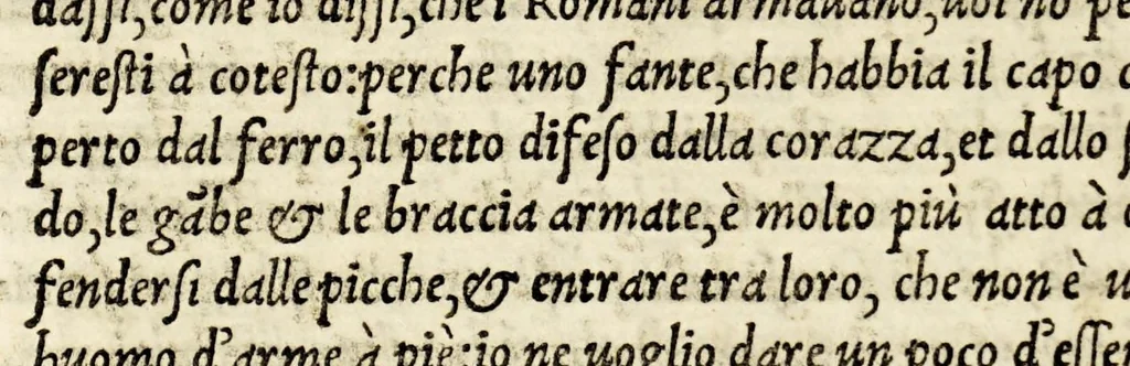 An illustration from Libro dell'arte della guerra, 1540, leaf 56