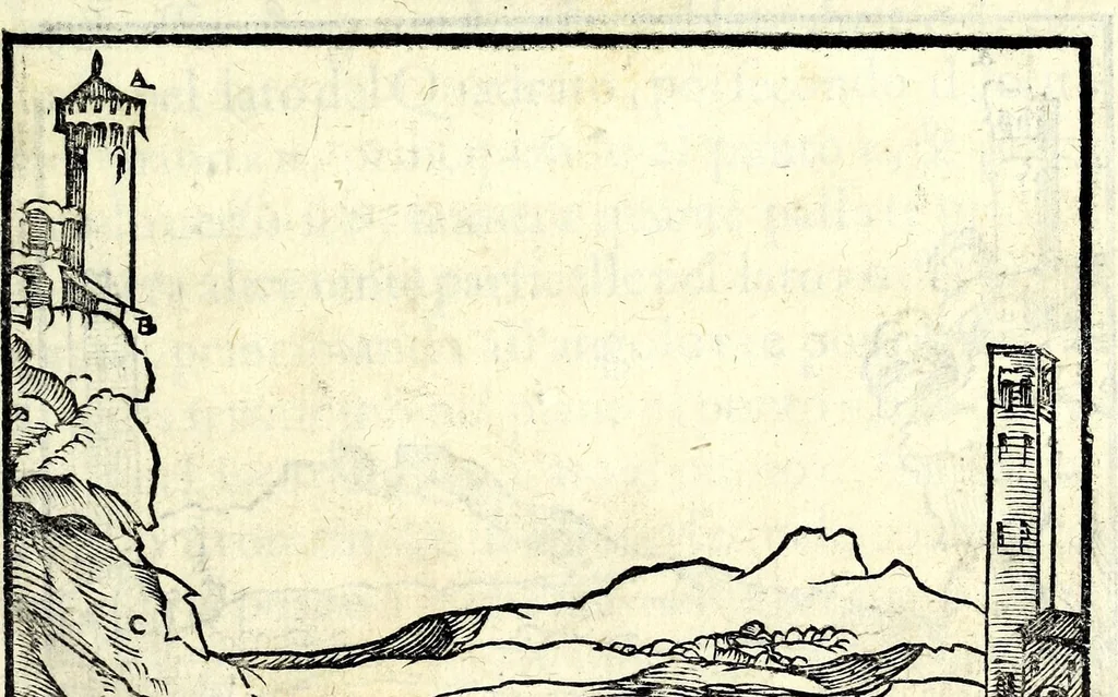 An illustration from Libro del misvrar con la vista, 1570, leaf 101
