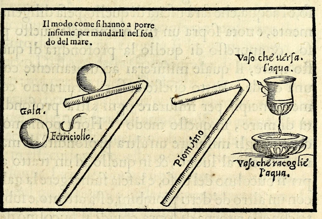 An illustration from Libro del misvrar con la vista, 1570, leaf 139
