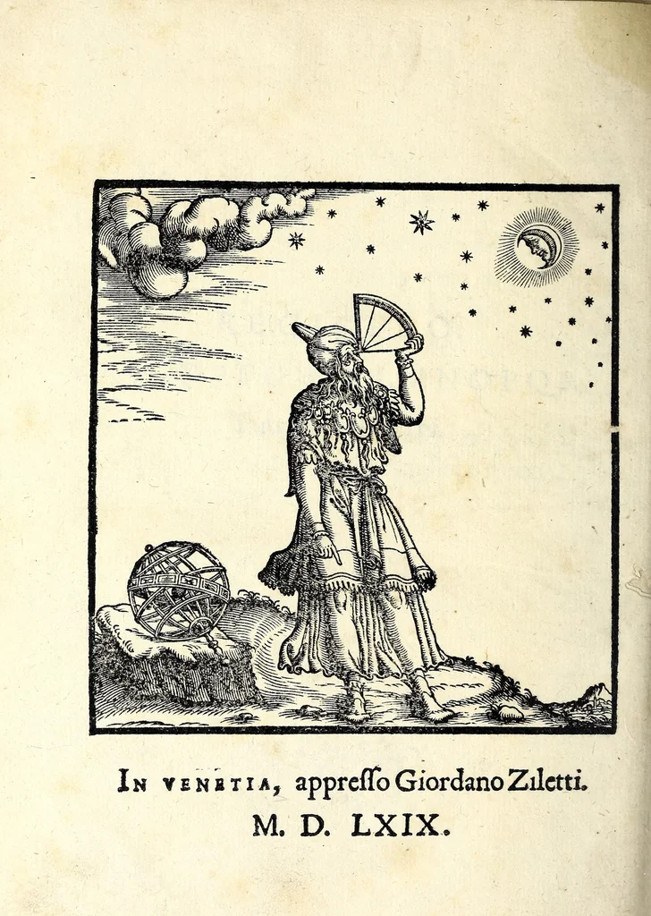An illustration from Libro del misvrar con la vista, 1570, leaf 146