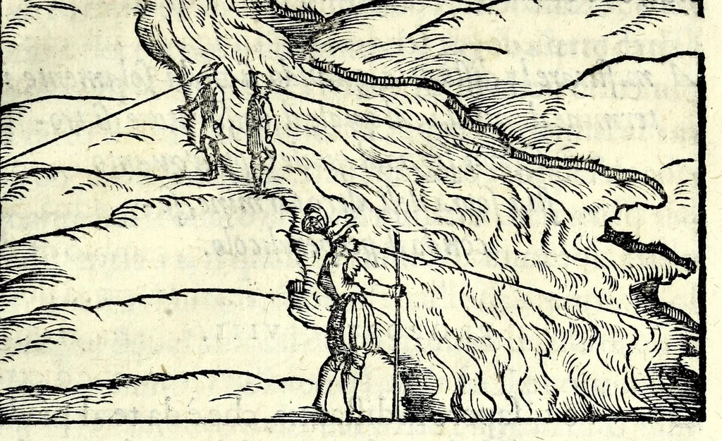 An illustration from Libro del misvrar con la vista, 1570, leaf 41