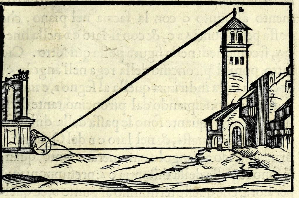 An illustration from Libro del misvrar con la vista, 1570, leaf 49