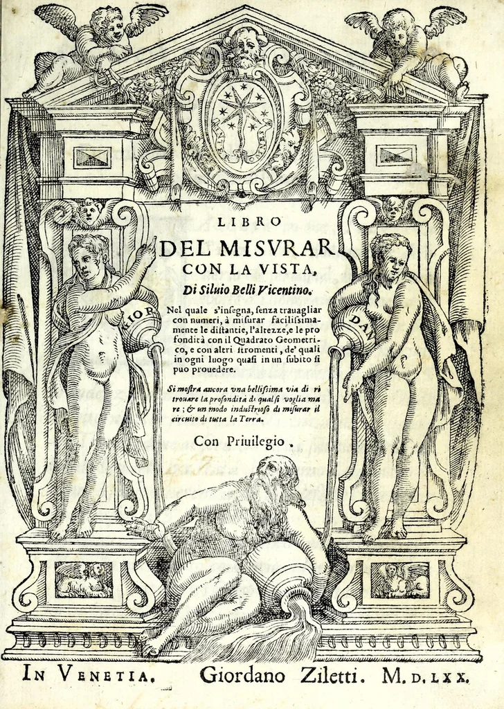 An illustration from Libro del misvrar con la vista, 1570, leaf 5