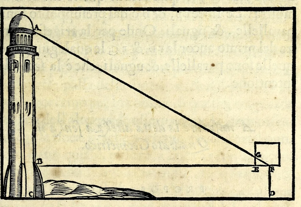 An illustration from Libro del misvrar con la vista, 1570, leaf 69