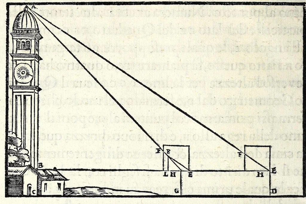 An illustration from Libro del misvrar con la vista, 1570, leaf 80