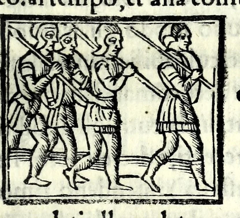 An illustration from Libro de uita contemplatiua, lectione, meditatione, oratione, contemplatione, scala dil paradiso intitulato : cum adaptatione mistica dellhistorie diuine & expositione de suoi misterii et excellentissimi sacramenti, 1527, leaf 141