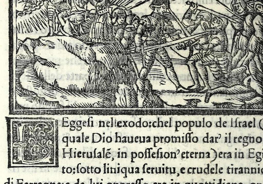 An illustration from Libro de uita contemplatiua, lectione, meditatione, oratione, contemplatione, scala dil paradiso intitulato : cum adaptatione mistica dellhistorie diuine & expositione de suoi misterii et excellentissimi sacramenti, 1527, leaf 444