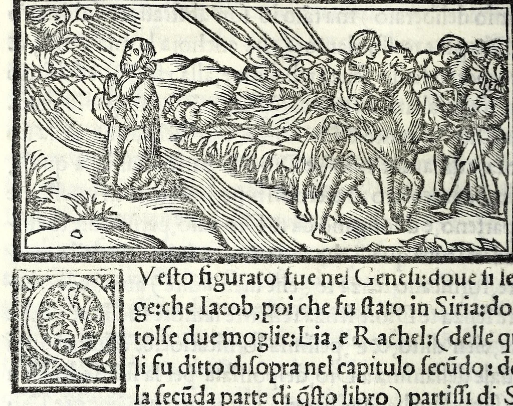 An illustration from Libro de uita contemplatiua, lectione, meditatione, oratione, contemplatione, scala dil paradiso intitulato : cum adaptatione mistica dellhistorie diuine & expositione de suoi misterii et excellentissimi sacramenti, 1527, leaf 550