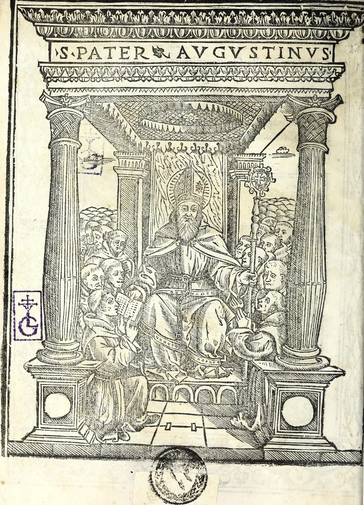 An illustration from Libro de uita contemplatiua, lectione, meditatione, oratione, contemplatione, scala dil paradiso intitulato : cum adaptatione mistica dellhistorie diuine & expositione de suoi misterii et excellentissimi sacramenti, 1527, leaf 6