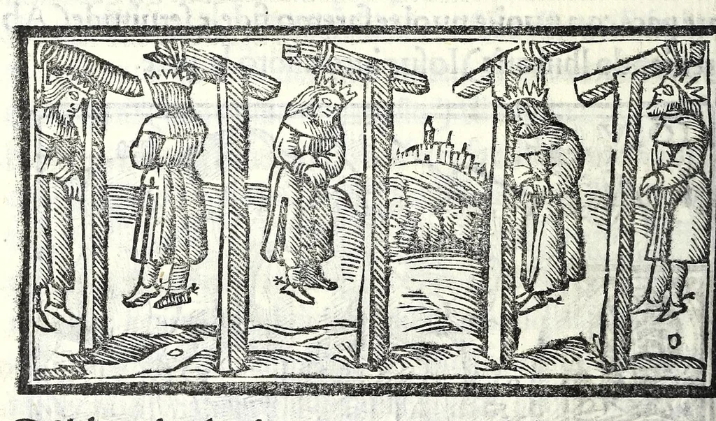 An illustration from Libro de uita contemplatiua, lectione, meditatione, oratione, contemplatione, scala dil paradiso intitulato : cum adaptatione mistica dellhistorie diuine & expositione de suoi misterii et excellentissimi sacramenti, 1527, leaf 858