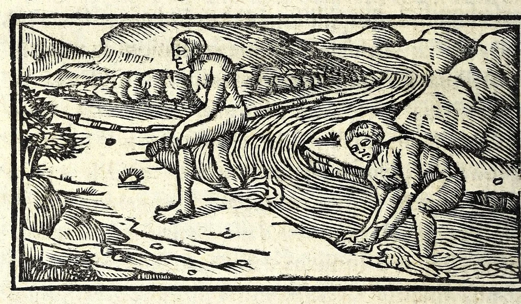 An illustration from Libro de uita contemplatiua, lectione, meditatione, oratione, contemplatione, scala dil paradiso intitulato : cum adaptatione mistica dellhistorie diuine & expositione de suoi misterii et excellentissimi sacramenti, 1527, leaf 870