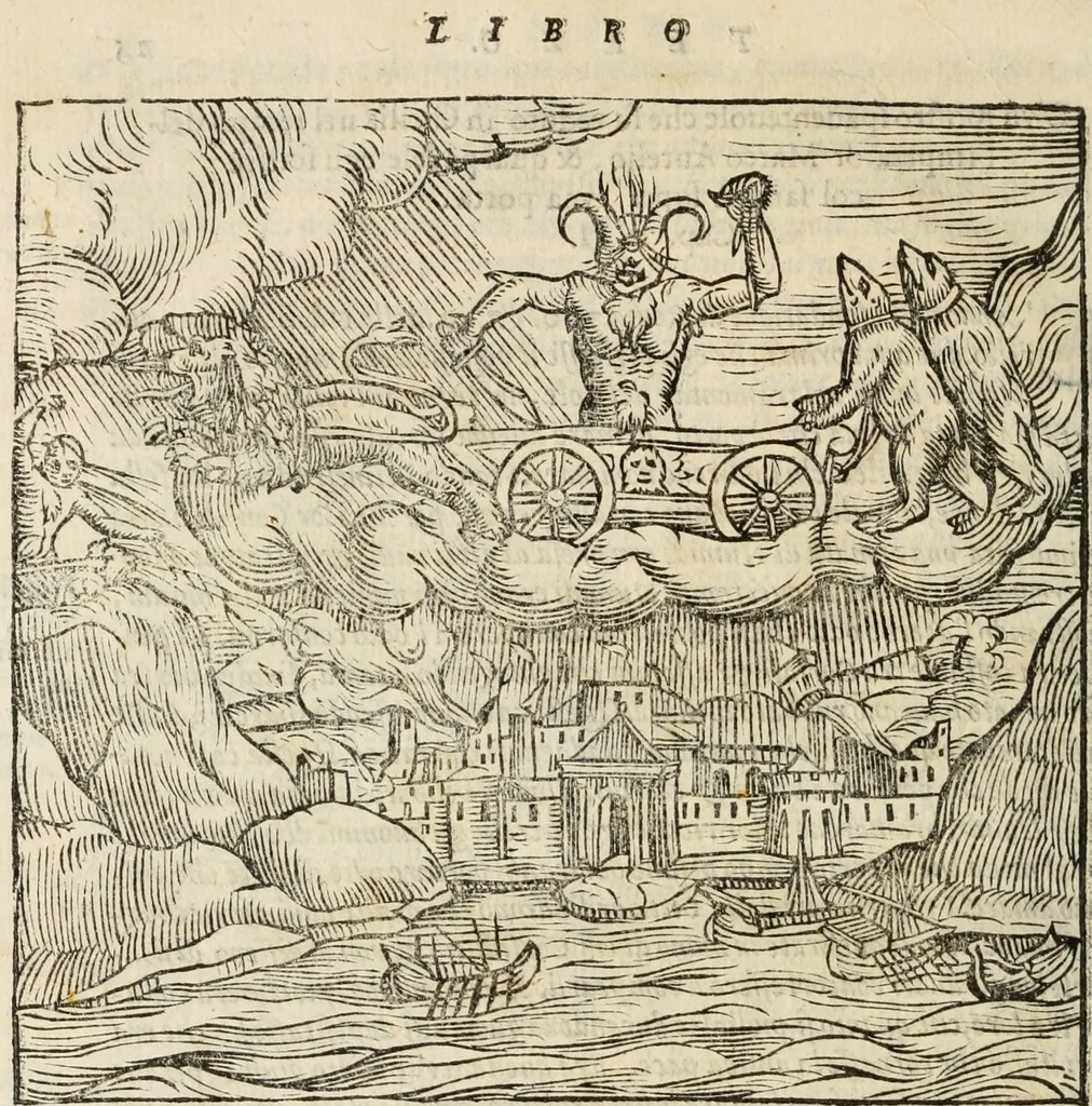 An illustration from Libro di Marco Avrelio con l'horologio de principi. Destinto in IIII volvmi .., 1584, leaf 455
