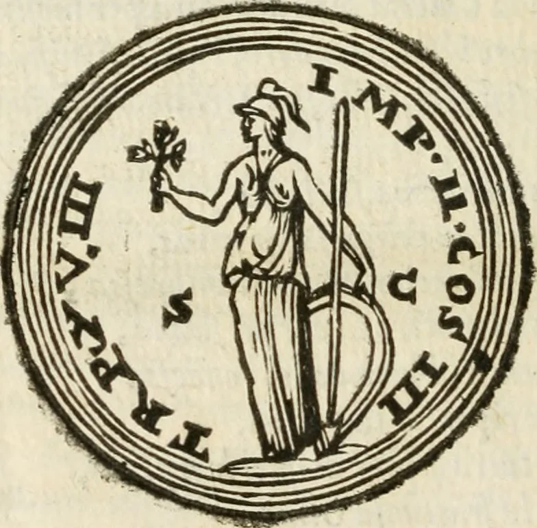 An illustration from Libro di Marco Avrelio con l'horologio de principi. Destinto in IIII volvmi .., 1584, leaf 665