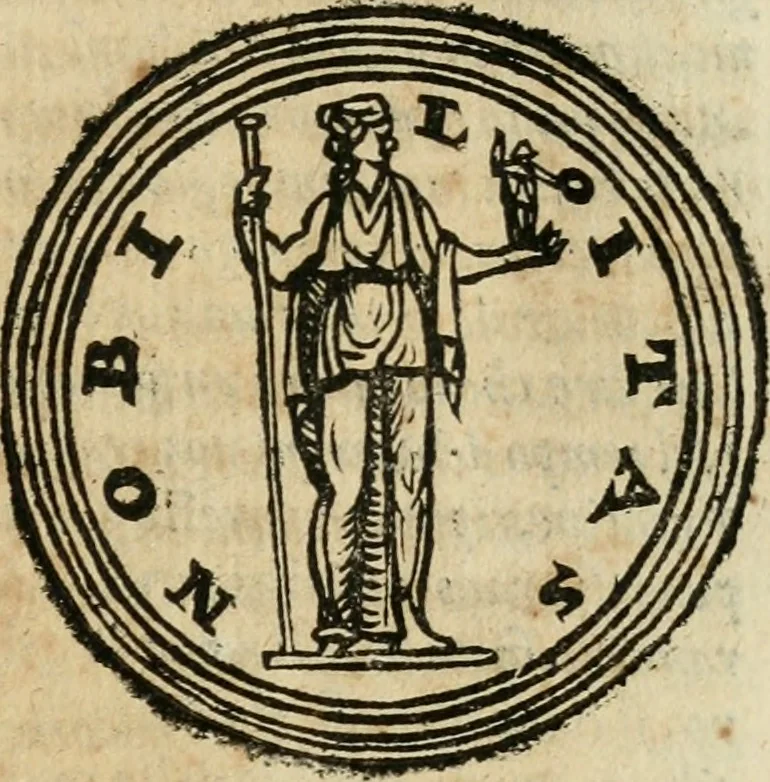An illustration from Libro di Marco Avrelio con l'horologio de principi. Destinto in IIII volvmi .., 1584, leaf 690