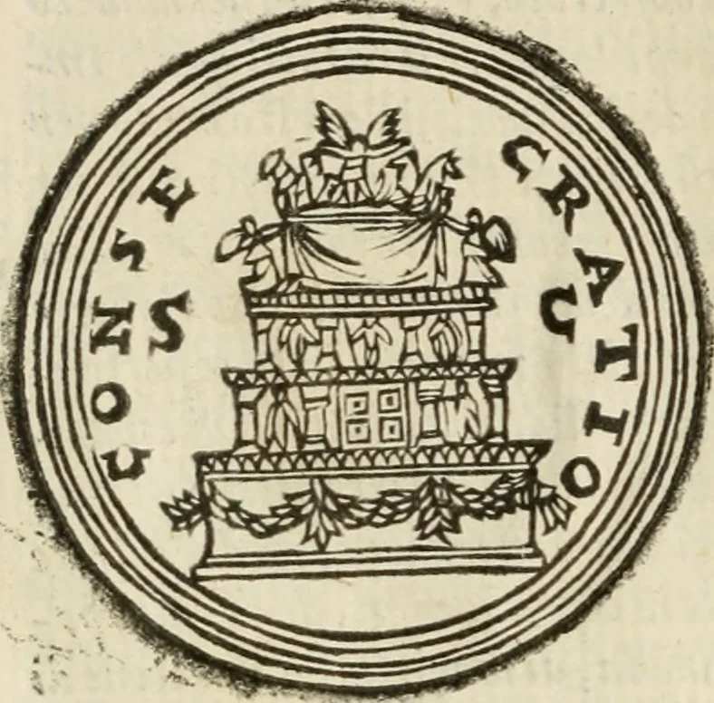 An illustration from Libro di Marco Avrelio con l'horologio de principi. Destinto in IIII volvmi .., 1584, leaf 763