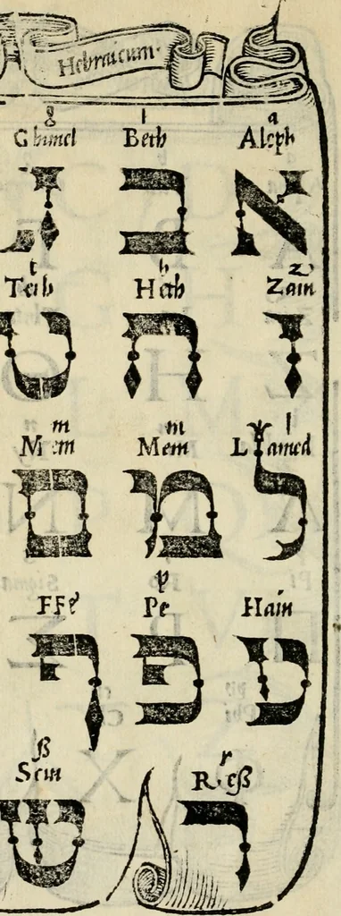 An illustration from Libro di M. Giovambattista Palatino cittadino romano : nelqual s'insegna à scriuer ogni sorte lettera, antica & moderna, di qualun que natione, con le sue regole, & misure, & essempi : et con vn breve et vtil discorso de le cifre, 1550, leaf 101