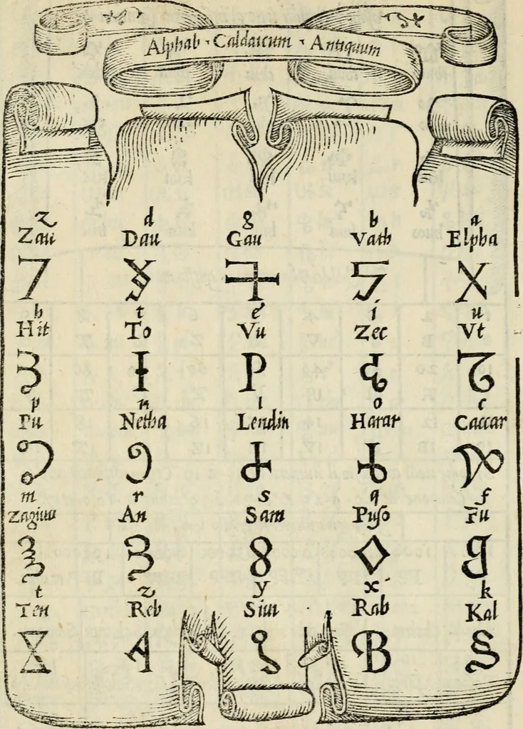 An illustration from Libro di M. Giovambattista Palatino cittadino romano : nelqual s'insegna à scriuer ogni sorte lettera, antica & moderna, di qualun que natione, con le sue regole, & misure, & essempi : et con vn breve et vtil discorso de le cifre, 1550, leaf 105