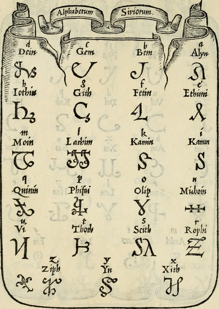 An illustration from Libro di M. Giovambattista Palatino cittadino romano : nelqual s'insegna à scriuer ogni sorte lettera, antica & moderna, di qualun que natione, con le sue regole, & misure, & essempi : et con vn breve et vtil discorso de le cifre, 1550, leaf 109